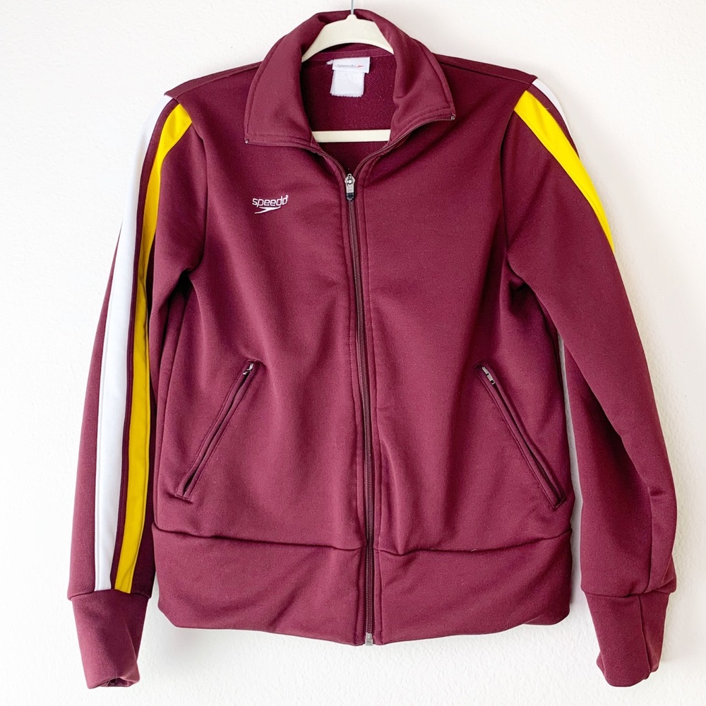 Retro inspired Speedo, track jacket, size small,